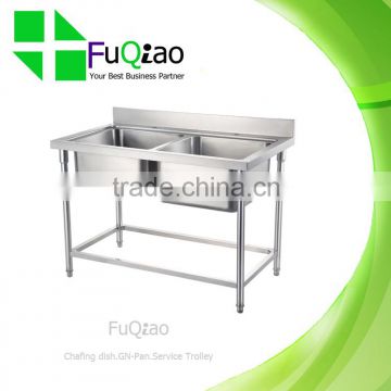 Stainless Steel Restaurant Kitchen Sink Table