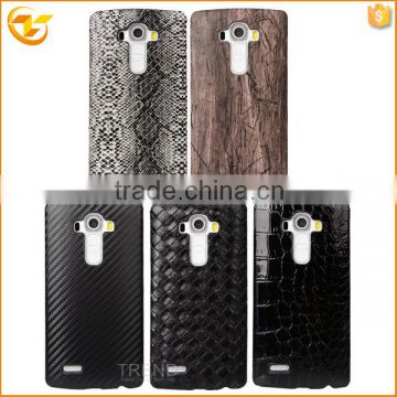 new fashion mobile phone hard back sticker cover case for LG g4