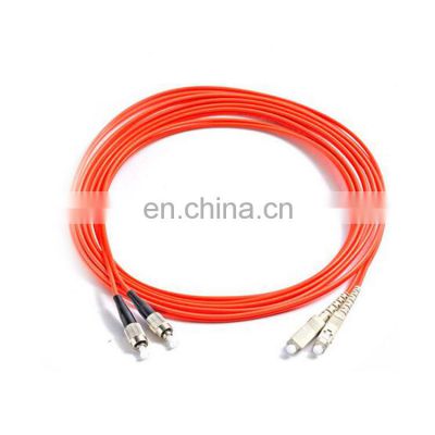 Factory direct sales FTTH outdoor Flat drop cable with SC/APC/UPC connector fiber optic patch cord