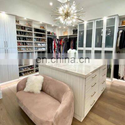 Modern Wardrobe Wall Walk in Bedroom Furniture Closet Wooded wardrobes