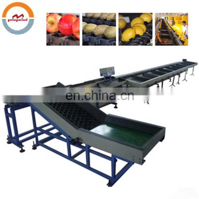Automatic commercial pear grading sorting machine auto industrial apricot peach weight grader sorter equipment price for sale