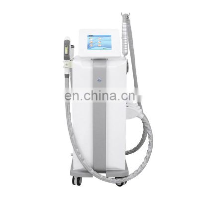 Best 3 in 1 IPL OPT ND-YAG RF elight pain free ice laser hair tattoo removal skin rejuvenation medical beauty machine