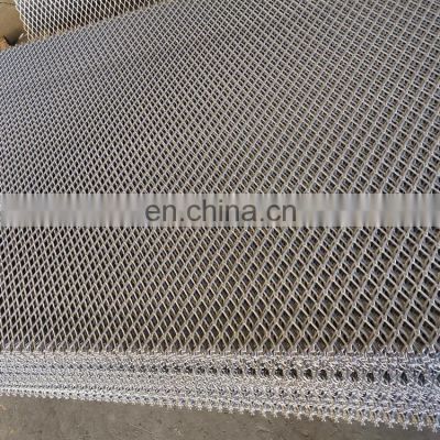 Flattened small hole expanded metal mesh sheet