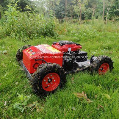 track mower, China radio controlled mower price, robot lawn mower for hills for sale