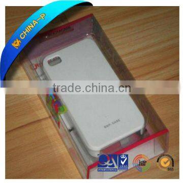 Mobile phone shell transparent color printing plastic box packing