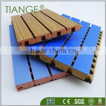 Eco- friendly MDF grooved wood acoustic panel for wall                        
                                                Quality Choice