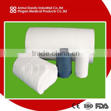 Absorbent Gauze Roll without blue x-ray detectable CE ISO FDA