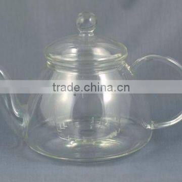 new design pyrex heat resistant glass tea set