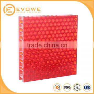 High quality cheap decorative recycled translucent honeycomb resin panels