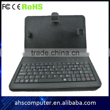 7 / 9.8 / 10.1 inch tablet case with wired micro usb keyboard for Android tablet pc