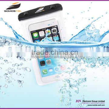 [Somostel] Waterproof phone bag case size for Samsung iPhone PVC waterproof phone bag With lanyard