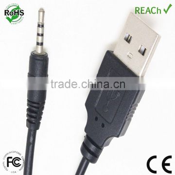 Manufacturer 3.5mm mini plug to usb adapter cable