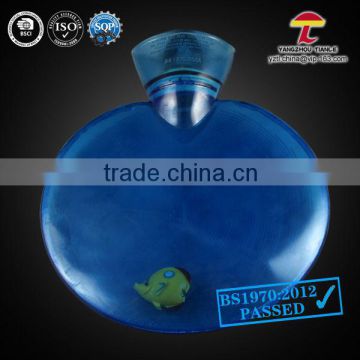 BS1970-2012 2000ml round-shaped pvc hot water bottle