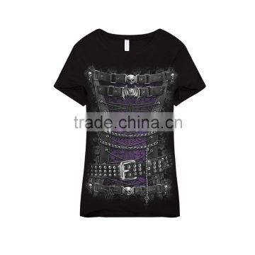 casual t shirt gothic dress for women
