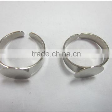 Brass Ring Base With SIlver Color For Wholesale Made in China