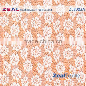 Good quality dress decor wholesale lace with elastane