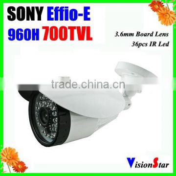 Hidden Varifocal Camera 36Led IR 700TVL Sony Effio-E 4140+673 Infrared Waterproof Outdoor Security CCD hd Camera