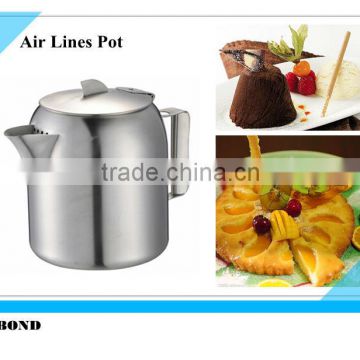 Cylinder stainless steel water pot 1800ml