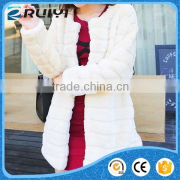 women clothes long sweater coat fake fur winter outwear coat