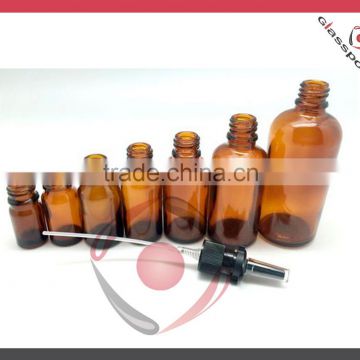 5 ML Amber Bottles with Nasal Sprayer Pumps