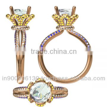 Jewelry CAD Model Bridal Ring
