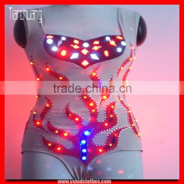 Remote Control LED sexy girls dress light up, dance costume sexy