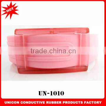 High quality silicone pink waterproof chastity belt