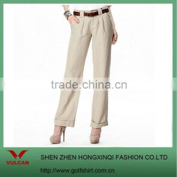 linen wide leg pants,white color pants for ladies