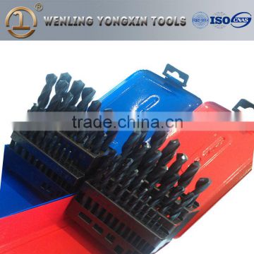 HSS drill sets with straight shank twist drill black oxide