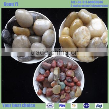 Natural Stone Material and Mixed Color pebble stone