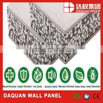 EPS cement sandwich wall panel/ eps concrete wall panel/ lightweight wall panel