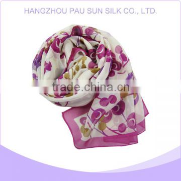 2015 Beautiful colorful flower scarf