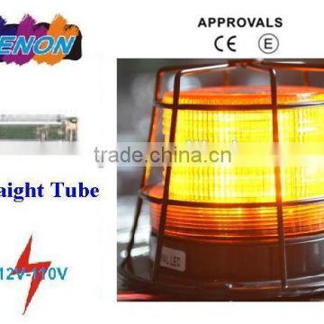 Forklift Warning Light,Warning Beacon,Beacon Light,Xenon StrobeFlash Beacon(SR-BL-602A-CP-Straight Tube W Cage Protector)12-110V