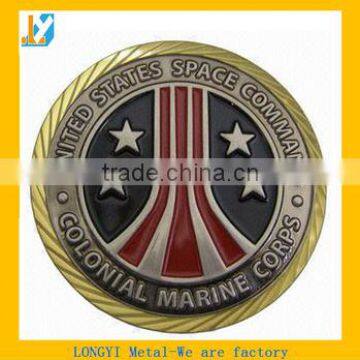 hot sale metal customized souvenir coins, commemorative coins