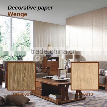 High quality Wood grain decorative laminated paper for MDF/HPL surface material