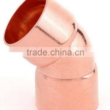 45 degree copper fitting elbow for air conditioning