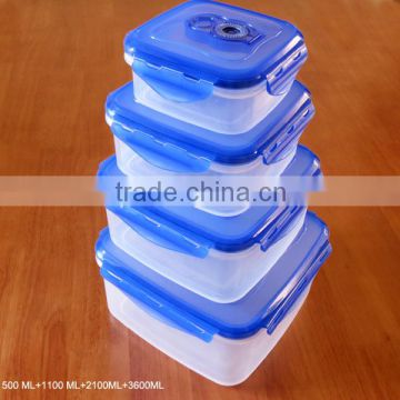 4 in 1 Effective vacuum-sealed airtight container without pump