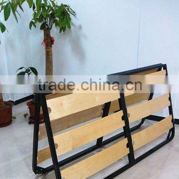 wood slats bed frame