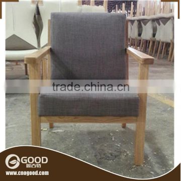 High Quanlity Modern Fabric Cushion Wooden Dining Chair