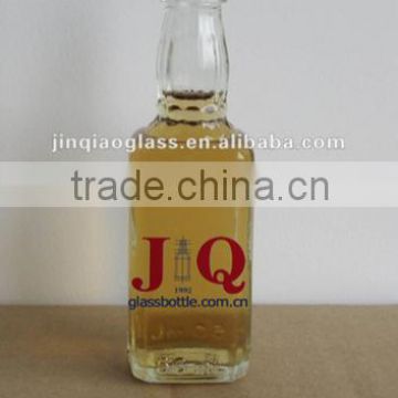 Mini glass replica bottle