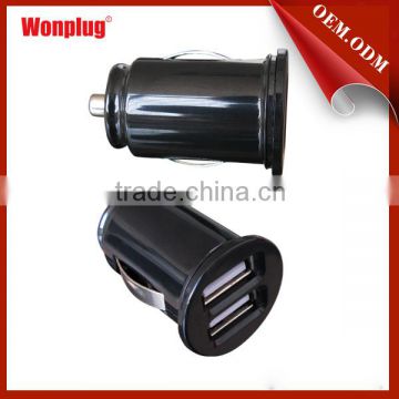 . 5V 1A dual usb universal car charger with high quality and low price for mobile pone