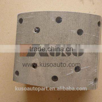 heavy duty truck front brake lining with rivet for UD disesl tractor