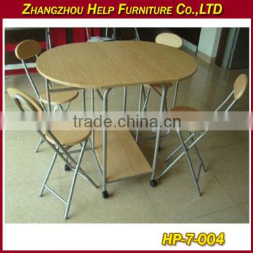 wooden Folding Dining table set