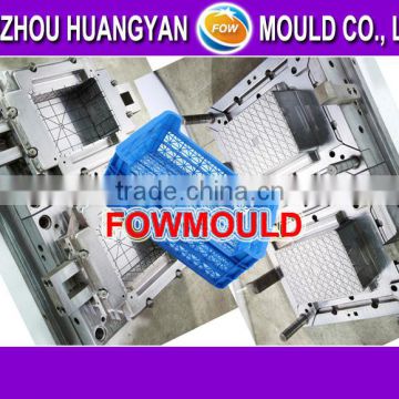 OEM custom injection 2 cavity crate mold manufacturer