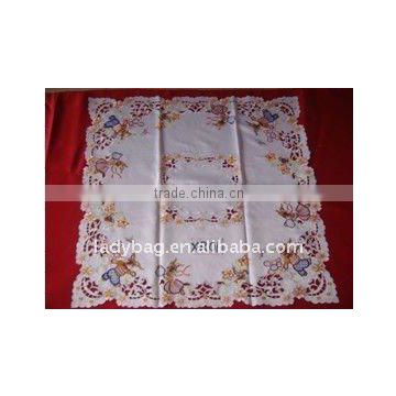 polyester embroidery easter tablecloth