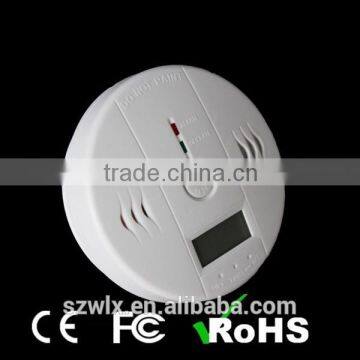 Independent CO Carbon Monoxide gas detector with LCD dispplay