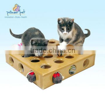 cat toy box , pet toy wooden products