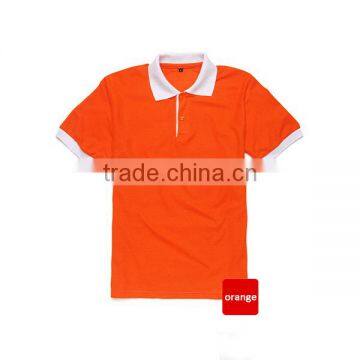 bulk promotion 100%cotton plain color pique polo shirt