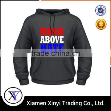 Hot Selling Fashion 100% Cotton Mens Hoodies Without Zipper
