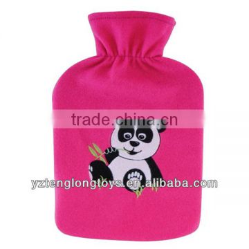 Customized Embroidery Plush Hot Water Bottle Covers